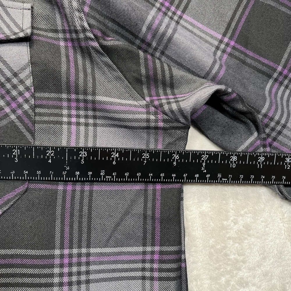 Dixxon Flannel Company Shirt Mens‎ 2XL Black Purple Empire Plaid New York - Picture 4 of 8